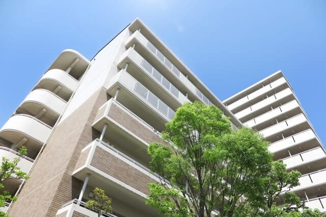 家族信託によるアパート経営をイメージした、アパートの写真